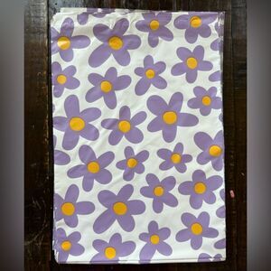 (25ct) Polymailer 14.5x19 purple flowers